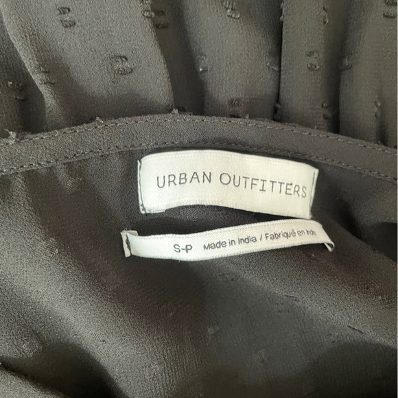 Urban Outfitters Black Dot Balloon Sleeves Peplum Top Size Small - Picture 13 of 15